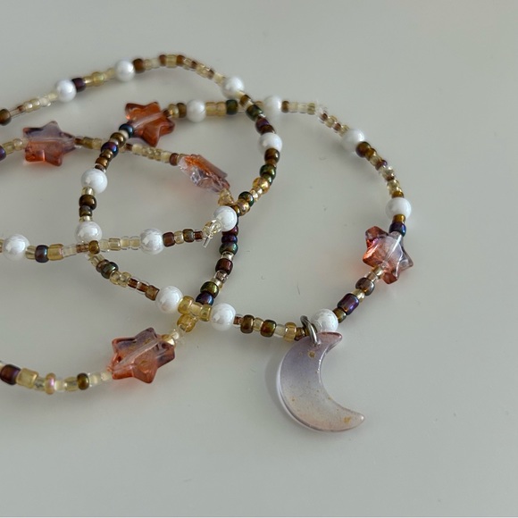 Cute Beaded Stretch Bracelet Stack Set - New - Picture 7 of 11